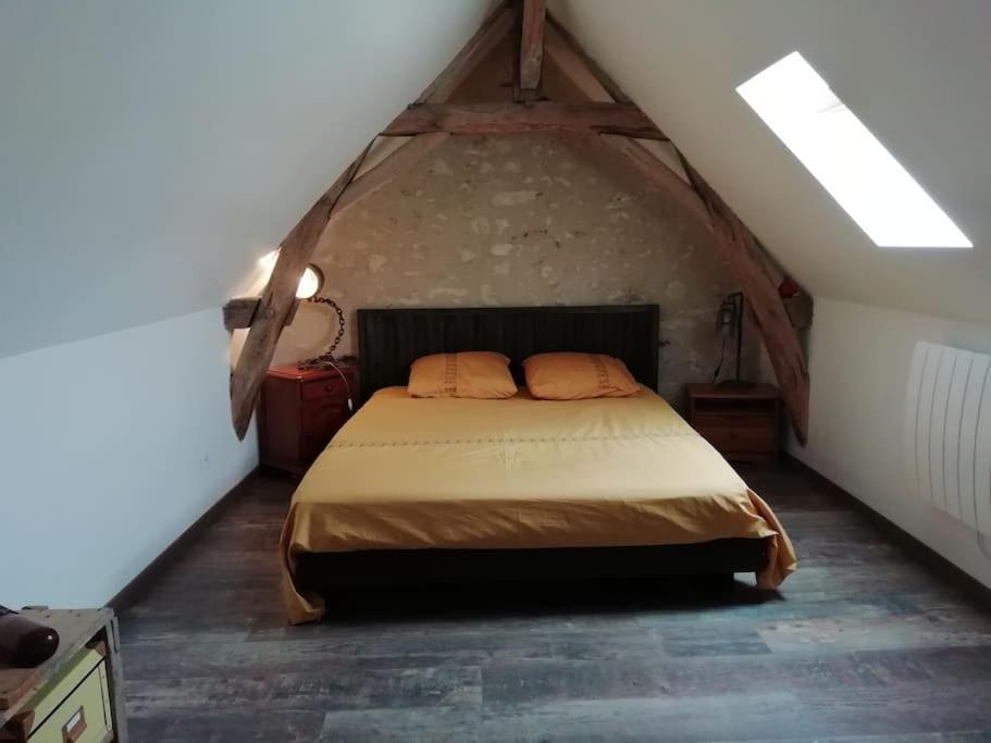 Charmante Maison De Village En Val De Loire Rivarennes  Exteriör bild